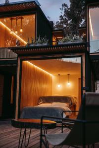 Posezení v ubytování Hawkay Glamping