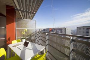 Residence Milano Bicocca tesisinde bir balkon veya teras
