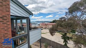 a view from the balcony of a house at Nettin View 4 in Jindabyne
