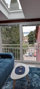 En balkon eller terrasse på Elina