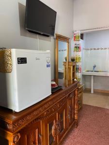 Kuchyň nebo kuchyňský kout v ubytování Guest House Pondok Puspa Ayu