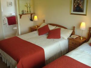 A bed or beds in a room at Athlumney Manor Guest Accommodation