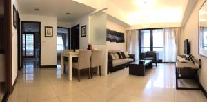 Posezení v ubytování AJ Residence 安捷國際公寓酒店