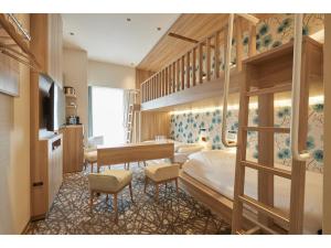 Kuchyň nebo kuchyňský kout v ubytování TOKYO EAST SIDE HOTEL KAIE