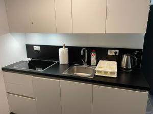 Dapur atau dapur kecil di Golte Apartment Tibona