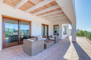 Balkón alebo terasa v ubytovaní Casa Once Moraira