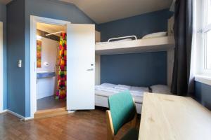 Postel nebo postele na pokoji v ubytování Kongsberg Hostel-Vandrerhjem + 37 fotografií