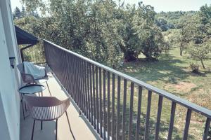 Balkon lub taras w obiekcie WieliczkaHome 1st floor + garden + parking