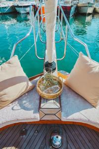 Gallery image of The Opportunity to Live on a sailing yacht in Bodrum Marina in Bodrum City