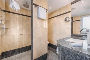Koupelna v ubytování Hotel Moosburger Hof