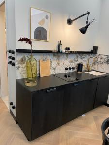 Kuchyňa alebo kuchynka v ubytovaní AK Apartments