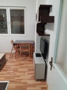 TV a/nebo společenská místnost v ubytování Skopje Rekord Ivan Apartment