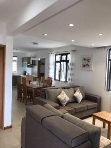 Χώρος καθιστικού στο Mungur villa