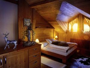 Postel nebo postele na pokoji v ubytování Panoramic Mountain Residence