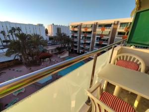 Balkón nebo terasa v ubytování Maspalomas dunes