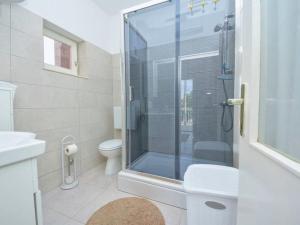 Koupelna v ubytování Villa Mila Biograd na Moru-Polača