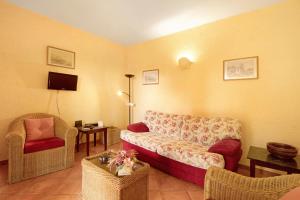 Et opholdsområde på Casa Cristina