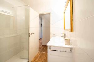 Koupelna v ubytování Ático Asturias