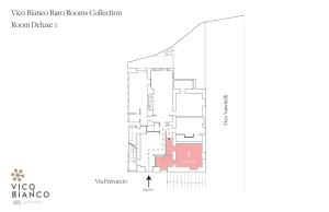 Plán poschodí v ubytovaní Palazzo Vico Bianco Raro Villas Homes Collection