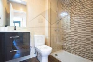 Koupelna v ubytování Jovial Estación Apartamento