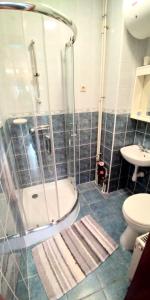Koupelna v ubytování Anne apartman Siófok