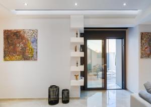 Гостиная зона в Filia's Memories Apartments