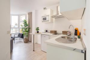Kuchnia lub aneks kuchenny w obiekcie Malaga Centro