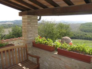 Balkón nebo terasa v ubytování Agriturismo Ragoncino