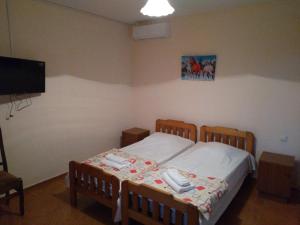 Letto o letti in una camera di Nika Inn Kobuleti