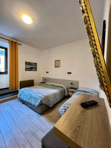 Postel nebo postele na pokoji v ubytování Hotel Centrale