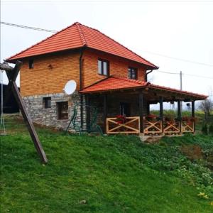 Zahrada ubytování Etno kuća Ostrvica