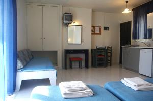 Cuisine ou kitchenette dans l'établissement Klery Studios