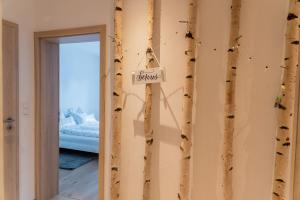 Postel nebo postele na pokoji v ubytování Ferienhaus Pilsting 24-7 checkin