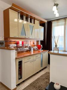 A kitchen or kitchenette at [NEW] Apartment 15 minutes from the ski slopes