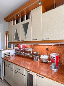 A kitchen or kitchenette at [NEW] Apartment 15 minutes from the ski slopes