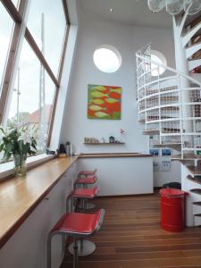 Kuchyň nebo kuchyňský kout v ubytování Hotel CPH Living