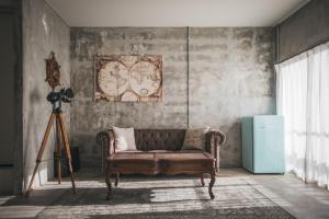 Posezení v ubytování Yanbaru Hostel