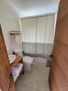 Ванная комната в Cabaña Puerto Varas