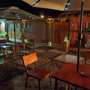 Istumisnurk majutusasutuses Pirca Hostal