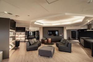 Hub Hotel - Songshan Airport Branchにあるシーティングエリア