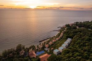 an aerial view of a resort near the water at Sea Sense Resort in Phú Quốc