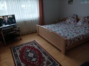 Postel nebo postele na pokoji v ubytování Appartement Draublick