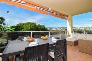 A balcony or terrace at Jardines de Cannes