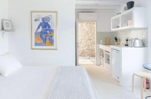 Eldhús eða eldhúskrókur á Villa Maestro Mykonos