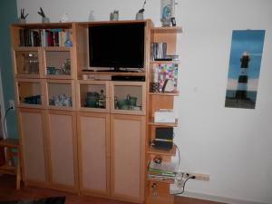 TV a/nebo společenská místnost v ubytování Ostseeblick Heiligenhafen
