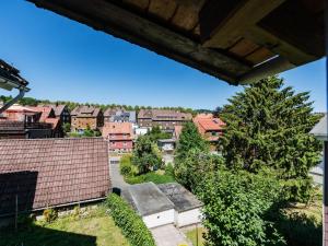 a view from the roof of a building at weißer Hirsch im Haus Sabine in Braunlage