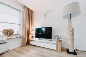 TV a/nebo společenská místnost v ubytování Wolfswarte