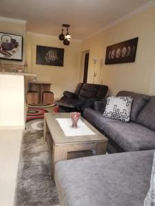 A seating area at Comfortable studio in madinaty compound B11