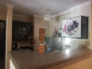 A kitchen or kitchenette at Comfortable studio in madinaty compound B11