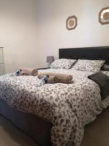 Posteľ alebo postele v izbe v ubytovaní Apartamento Benalmádena costa, Torremuelle